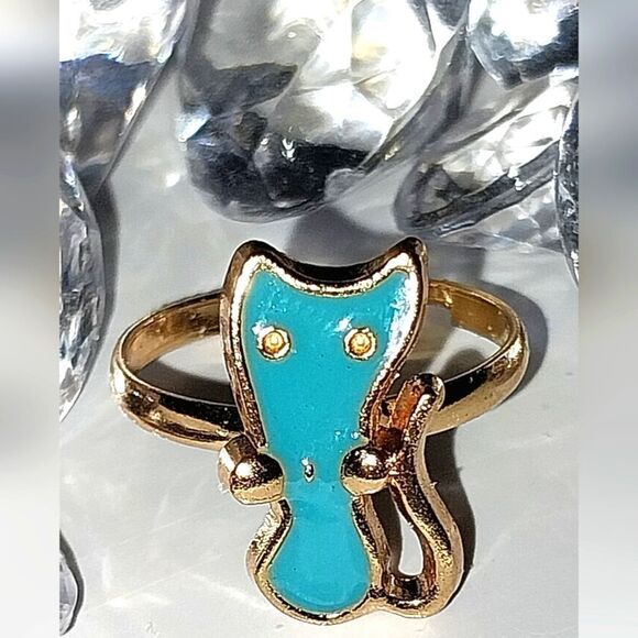 Super cute girls jeweled adjustable ring - Picture 4 of 5